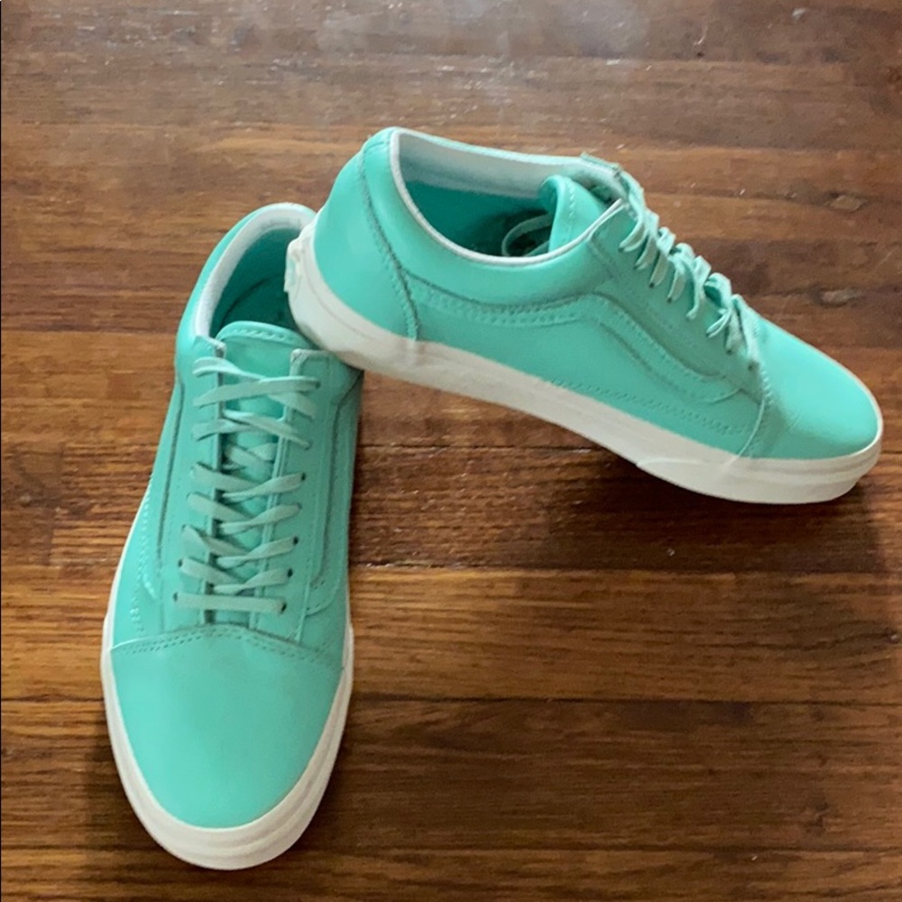 Mint Green Old Skool Vans